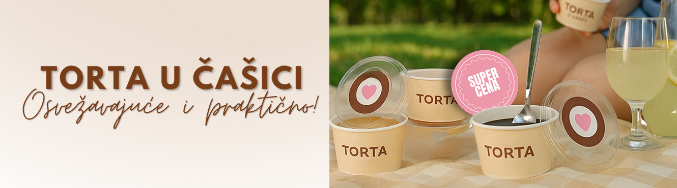 Set TORTA u čašici