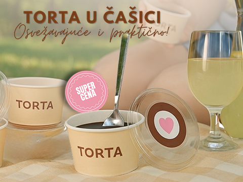 Set TORTA u čašici